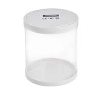 Jrifedptry Caja de bloqueo electrónico de tiempo multifunción para juguetes, teléfonos móviles, sin batería, color blanco