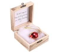 Jrifedptry Campana de fe mágica de Navidad, recuerdo de Navidad, campana mágica de fe, árbol de Navidad, decoración del hogar, recuerdo rojo