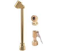 Jrifedptry Juego de 3 portabrocas de aire de latón resistente, portabrocas de aire de latón de 1/4 pulgadas para inflador de neumáticos, accesorios de compresor