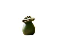 Jrifedptry Macetero de resina de boca grande para decoración del hogar, jardín, jardín, rana y animales, S