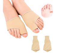 JRILUO Separador De Dedos Hallux Valgus Set, Protector Del Dedo Gordo Con Separador Y Banda Suave, Almohadillas De Silicona Cómodas Anti-Rozaduras Y Reducción De Presión, Para Hombres Y Mujeres
