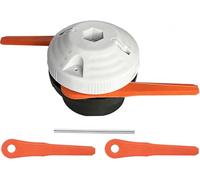 JRISBO Polycut 6-2 Cabezal para STIHL FS38 FSA60R FSA86R FS40 FS50 Desbrozadora, Repuesto FS 38 Cabezal de Corte FSA 60 R Recambio Duraderos Cortacésped, con 4 Cuchillas