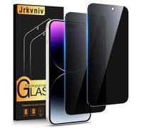 Jrkvniv Protector Pantalla de Privacidad para iPhone 14 Pro Max Cristal Templado Antiespia Protectora Vidrio Película Dureza 9H Antiarañazos Sin Burbujas Privacy Screen Protection,2 Piezas