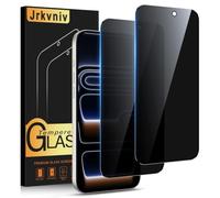 Jrkvniv Protector Pantalla de Privacidad para iPhone BB Cristal Templado Antiespia Protectora Vidrio Película Dureza 9H Antiarañazos Sin Burbujas Privacy Screen Protection,2 Piezas