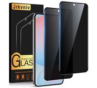 Jrkvniv Protector Pantalla de Privacidad para Samsung Galaxy S24 FE 5G Cristal Templado Antiespia Protectora Vidrio Película Dureza 9H Antiarañazos Sin Burbujas Privacy Screen Protection,2 Piezas