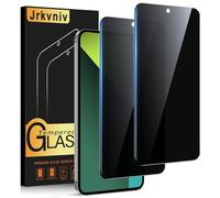 Jrkvniv Protector Pantalla de Privacidad para Xiaomi Redmi Note 13 Pro 5G/4G/Poco X6 5G Cristal Templado Antiespia Protectora Vidrio Película Dureza 9H Antiarañazos Sin Burbujas Privacy Screen,2 Pieza