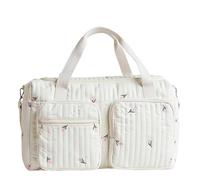 JRPRSC Bolsa de Pañales Multiusos para Mamá: Bolsa de Maternidad para Bebé - Gran Bolsa de Pañales Multifunción para Maternidad y Cambio de Bebé para Hospital y Fin de Semana (Flowers)