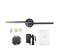 Jrpzcv Proyector Holográfico 3D WiFi Control de Aplicación Reproductor Holográfico 224LED para Imagen Video Tienda Publicidad Pantalla Enchufe UE