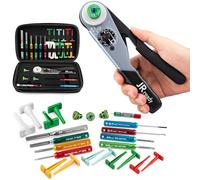 JRready Juego de 25 conectores ST2173 Deutsch, herramienta de crimpado ACT-HDT para tamaño Deutsch 12#16#20# conectores de contacto sólido con kit de herramientas de extracción de pines Deutsch para