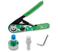 JRready ST2191 NEW-AS1G - Crimpadora de cuatro mandriles con posicionador UF-CP20, diseñado según M22520/1-01 y AS22520/1-01, herramienta de crimpado para 12# 16# 20# conectores cerrados 12-26 AWG