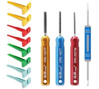 JRready ST5231-08 Juego de Herramientas para Deshilar Clavijas Deutsch Para 12# 16# 20# Contactos Sólidos y Estampados 10-22 AWG Herramienta de Desbloqueo Conector Automotriz Para Deutsch Series