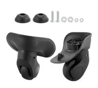 JRSHIRLEYLTD 1 par de ruedas de repuesto para equipaje, ruedas de maleta, herramientas de repuesto de rodamientos de plástico, accesorios de reparación para equipaje de maleta, maleta rígida.,