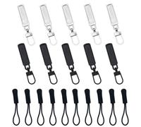 JRSHIRLEYLTD 10 piezas de repuesto de cremallera de metal negro plateado para bolsas