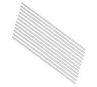 JRSHIRLEYLTD 12 varillas redondas acrílicas, 10 mm x 30 cm, transparentes, para cortar cualquier cosa, adecuadas para manualidades arquitectónicas