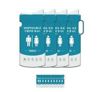 JRSHIRLEYLTD 13 piezas de orinal portátil para hombres, bolsa de orina desechable con asa, bolsa de aseo de emergencia, orinal de viaje para hombres, mujeres, embarazadas, pacientes, niños, viajes,