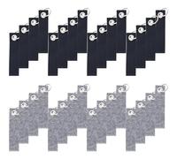 JRSHIRLEYLTD 13 Stück Einkaufswagenlöser, rund Edelstahl Einkaufswagenchip,Abziehbarer Einkaufschip Schlüsselring Tragbare,Einkaufswagen Schlüsselanhänger für alle Einkaufswagen, gris/negro, 13 x 3cm