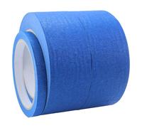 JRSHIRLEYLTD 2 rollos de cinta adhesiva de papel de 48 mm x 50 m, cinta adhesiva de pintor azul con 1 rollo de cinta adhesiva de papel de 10 mm x 20 m, cinta adhesiva de papel crepé para pintura