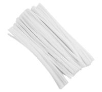 JRSHIRLEYLTD 220 unidades limpiador de pipas blanco 300 x 6 mm de alambre de chenilla, limpiador de pipas para manualidades, creativo, árbol de Navidad, flores, decoración de animales