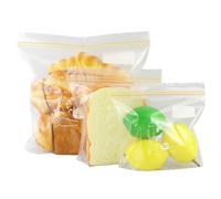 JRSHIRLEYLTD Bolsas selladas para almacenamiento de alimentos, bolsas de congelador, bolsas herméticas, reutilizables, bolsas para sándwich, 20 paquetes (pequeños)