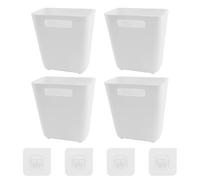JRSHIRLEYLTD - Juego de 4 cajas de almacenamiento para armario de cocina, caja de almacenamiento para puerta de armario de cocina, artículos pequeños, caja de almacenamiento para armario, baño,