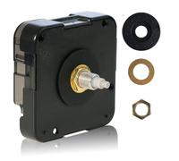 JRSHIRLEYLTD Mecanismo de cuarzo muy silencioso para reloj de pared, eje largo y eje corto de 20 mm, piezas de reparación de bricolaje, mecanismo de movimiento de repuesto (serie 12888)