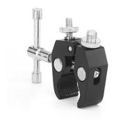 JRSHIRLEYLTD Trípode abrazadera con adaptador de rosca de 1/4" a 3/8" para cámara, brazo mágico universal articulado para cámaras, luz flash, trípode, monitor LCD/DV, luces LED