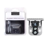 JRSHOME Juego de cuchillas de repuesto T para cortapelos de cerámica y acero al carbono para Andis D8 SlimLine Pro Li, #32105 D7#32655 D8#32400 (Plata)
