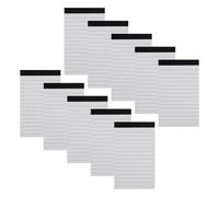 Jrudjsnhhty 10 Piezas Cuaderno de LíNea de Escritura una Mano Mini Cuaderno de Bolsillo Recarga A7 Memo Book Recarga con 30 Hojas Forradas Suministros de Oficina