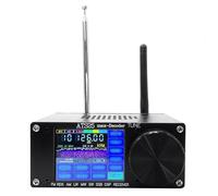 Jrudjsnhhty 4.17 Air ATS25 MAX Decodificador Receptor de Radio de Banda FM RDS Am LW MW SW SSB Receptor Compatible para Pantalla Táctil de 2.4 Pulgadas