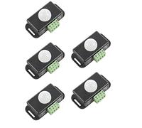 Jrudjsnhhty 5 Piezas DC 12 24V 8A Interruptor de Sensor de Movimiento PIR Ajustable AutomáTico MóDulo de Interruptor de Luz de Detector de Infrarrojos IR para Tira de LED