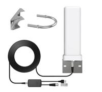 Jrudjsnhhty Antena de TV Digital para Exteriores Antena de TV con Amplificador ATSC Digital de Alta Definición para Exteriores Smart TV 4K 1080P