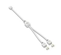 Jrudjsnhhty Cable de ExtensióN de 5 V y 3 Pines para Placa Base de Computadora, 1 Punto, 2 Concentradores, ExtensióN de ConexióN de Cable, Divisor ARGB,