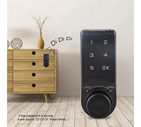 Jrudjsnhhty Cerradura de CombinacióN, Acceso una la Puerta Gabinete de Seguridad ElectróNica Digital Casillero Codificado Teclado de Contacto ContraseñA Llave de Acceso Cerradura-B