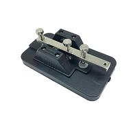 Jrudjsnhhty CóDigo Morse Manual CW Keys Teaching Telegraph Practitioner con Zumbador Radio de Corta Accesorios