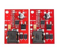 Jrudjsnhhty Controlador de Panel Solar MPPT de 2 Piezas CN3722 de 12 V con Indicador de Estado Dual para Baterías de Iones de Litio