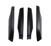Jrudjsnhhty Cubierta del Extremo del Riel del Portaequipajes,Reemplazo de la Tapa de 4 Piezas para Prado Fj120 2003-2007 2008 2009 Negro