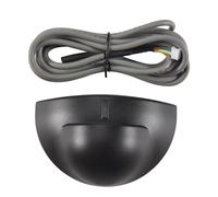 Jrudjsnhhty Detector Infrarrojo de Salida con Sensor de Movimiento PIR para Salida para Control de Acceso de Puerta de Apertura AutomáTica, Negro