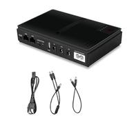 Jrudjsnhhty Enrutador DC1018P, UPS, Fuente de AlimentacióN Ininterrumpida, CC 9V12V, Monitoreo óPtico de, Enrutador MóVil en Espera, Enchufe Europeo