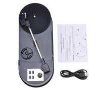 Jrudjsnhhty EZCAP613p - Convertidor de Reproductor de Vinilos de 33/45 RPM A Reproductor de con Aguja para Tarjeta TF/USB A MP3