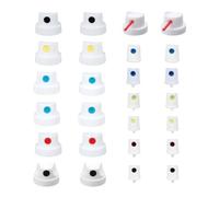 Jrudjsnhhty Juego de Tapas para Boquillas de Pintura en Aerosol, 26 Puntas de Repuesto Universales, Kit de Boquillas Universales Master Cap Collection para Latas de Aerosol.