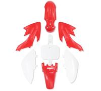 Jrudjsnhhty Kit de Plásticos CRF50 para Pit Bike, Carenados y Guardabarros para CRF 50 XR 50 SSR 110 107 125 MX650 MX500 Piranha Baja Rojo+