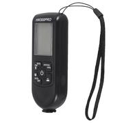 Jrudjsnhhty Medidor de Espesor de PelíCula LCD de RetroiluminacióN Digital Probador de Espesor de Pintura de AutomóVil Medidor de Espesor de Recubrimiento Herramienta de MedicióN Negro