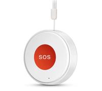 Jrudjsnhhty Mini Tuya WIFI Botón SOS para Personas Mayores Sensor de Pánico de Emergencia A Prueba de Agua Alerta Push To Mobile Home de Seguridad de Automatización del Hogar