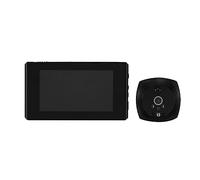 Jrudjsnhhty Pantalla LCD de 4,5 Pulgadas Timbre Digital 2MP 145° VisióN PIR Ojo de la Puerta Mirilla ElectróNica Visor de la CáMara de la Puerta Negro