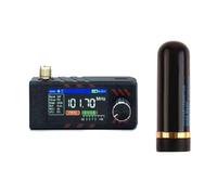Jrudjsnhhty Radio Portátil de Bolsillo SI4732 de 0,5 KHz A 181 MHz con Pantalla IPS de 1,9 Pulgadas y Antena para Todas Las Bandas, HF, SW, MW, VHF.