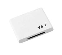 Jrudjsnhhty Receptor de Audio Bluetooth 5.1 de 30 Pines A2DP Mini Adaptador InaláMbrico de MúSica para Altavoz AnalóGico Jack de 30 Pines