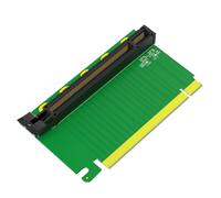 Jrudjsnhhty Tarjeta Vertical PCI-e 16X 3.0 de 90 Grados Invertida Macho A Hembra para Servidor 2U (Dirección de Instalación hacia la CPU)