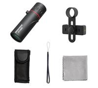 Jrudjsnhhty Telescopio Monocular de 2000x24 con Enfoque Óptico, Monocular de Potencia para Adultos y Niños, con Adaptador para Teléfono, Monoscopio de Bolsillo.