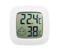 Jrudjsnhhty TermóMetro HigróMetro Digital LCD Medidor de Humedad de Temperatura ElectróNico para Interiores Medidor de Sensor EstacióN MeteorolóGica