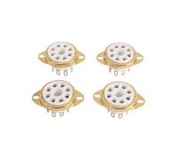 Jrudjsnhhty Valor Octal de VacíO Superior del Tubo de Enchufe de CeráMica de 4PC 8 Pines para KT88 EL34 6V6 6650 274B